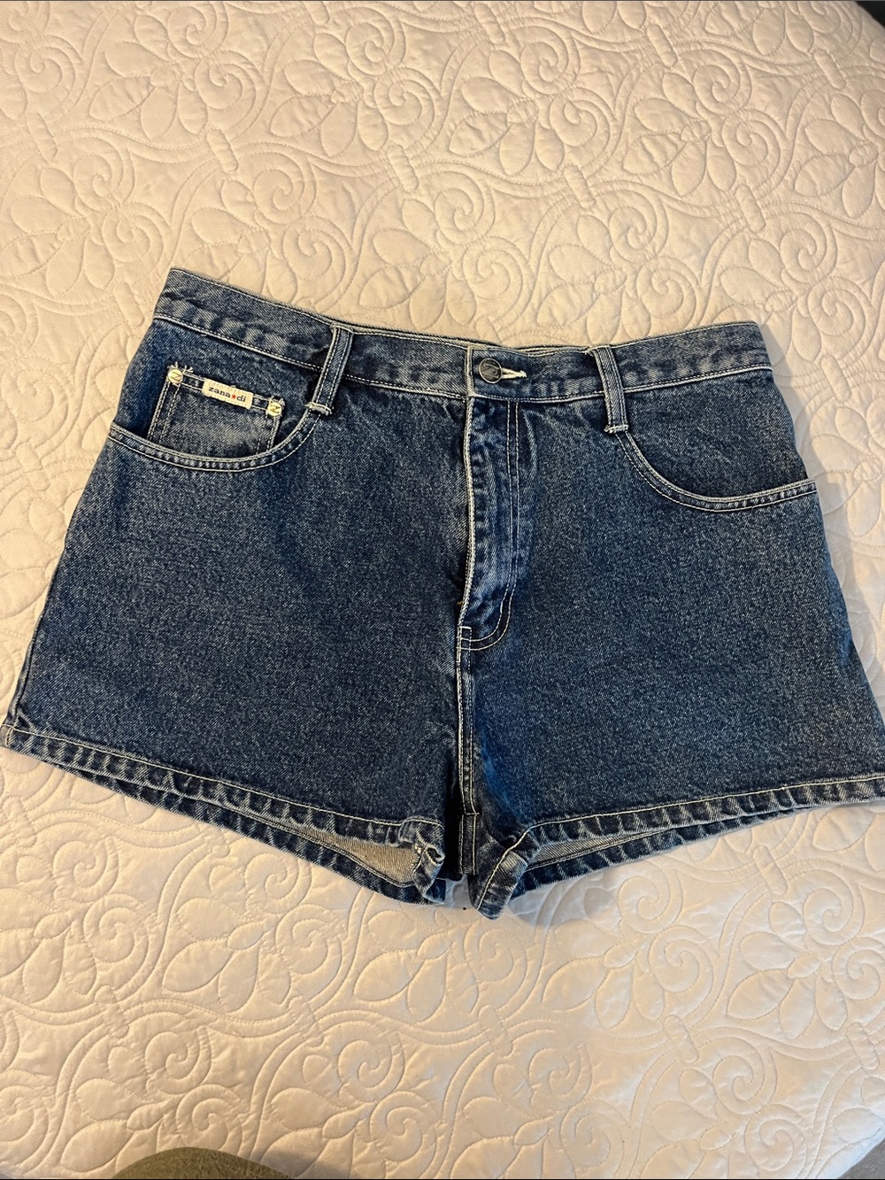 Zana Di Women's Dark Blue Denim Jean Shorts